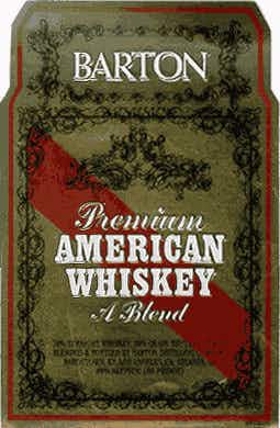 Barton Distilling Company Premium American Whiskey