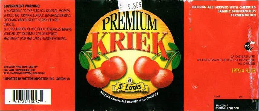 Van Honsebrouck St. Louis Kriek 375ml