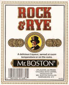 Mr. Boston Rock & Rye 200ml