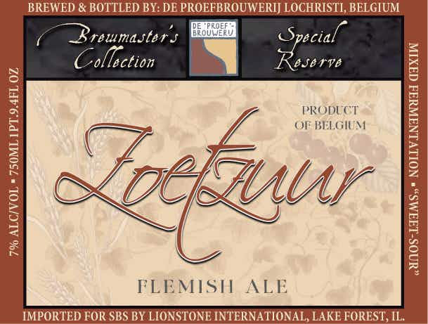 De Proef Brouwerij Zoetzuur Flemish Ale 750ml