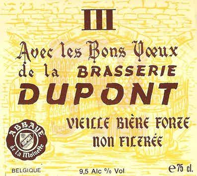 Brasserie Dupont Avec Les Bons Voeux 750ml