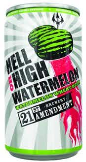 21st Amendment Brewery Hell or High Watermelon Wheat Beer 15 pack 12oz Can