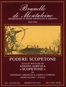 Podere Scopetone Brunello di Montalcino 2004