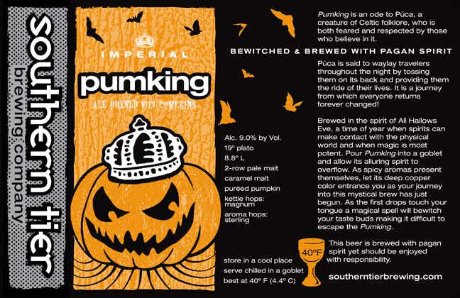 Southern Tier Brewing Company Pumking Imperial Ale 4 pack 12oz Bottle