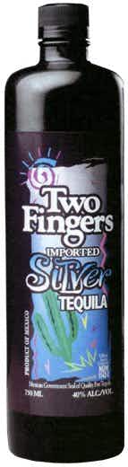Two Fingers Silver Tequila 1.75L