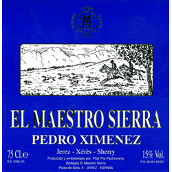 El Maestro Sierra Pedro Ximenez Sherry 375ml