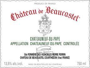 Château de Beaucastel Châteauneuf du Pape 2007