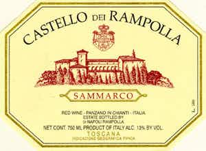 Castello dei Rampolla Sammarco 2005