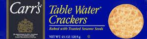 Carr's Table Water Crackers Baked with Toasted Sesame Seeds