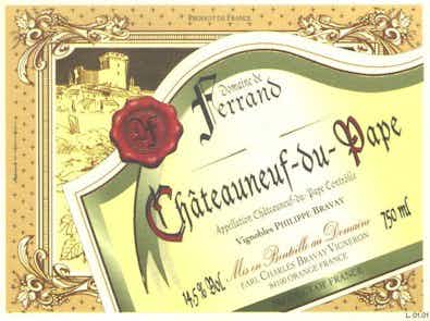 Domaine de Ferrand Chateauneuf du Pape 2007