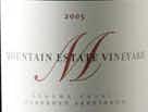 Fisher Vineyards Mountain Estate Vineyard Cabernet Sauvignon 2005