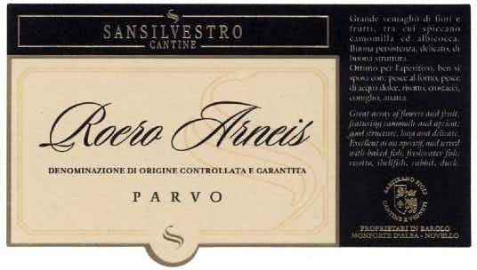 San Silvestro Roero Arneis