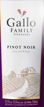 Gallo Family Vineyards Pinot Noir 1.5L