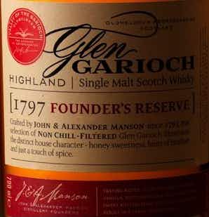 Glen Garioch Founder's Reserve Single Malt Scotch Whisky 1797