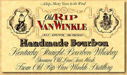 Old Rip Van Winkle Distillery Pappy Van Winkle's Family Reserve Bourbon 10 year old