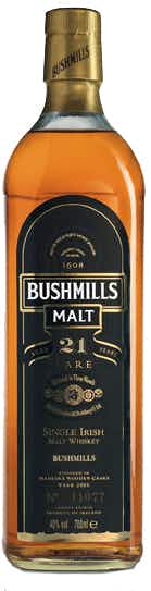 Bushmills Single Malt Irish Whiskey 21 year old