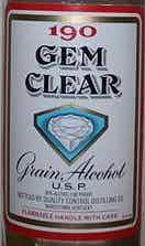 Gem Clear Grain Alcohol