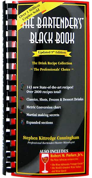 Stephen Kittredge Cunningham The Bartenders Black Book 750ml
