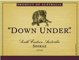 Down Under Shiraz 2008 1.5L