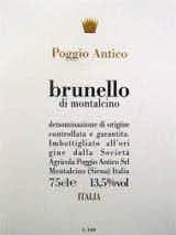 Poggio Antico Brunello di Montalcino 2005 1.5L