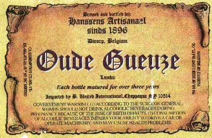 Hanssens Artisanaal Oude Gueuze 750ml
