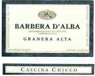 Cascina Chicco Barbera d'Alba Granera Alta