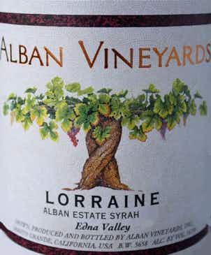 Alban Vineyards Lorraine Syrah 2006