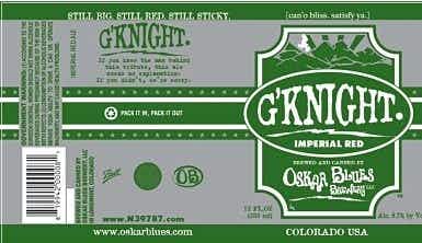 Oskar Blues G'knight 6 pack 12oz Can
