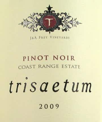 Trisaetum Coast Range Estate Pinot Noir 2009