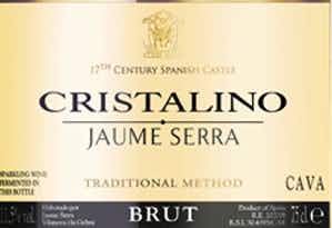 Bodegas Jaume Serra Brut Cava Cristalino