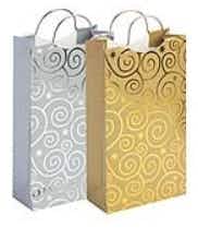 True Fabrications Double Bottle Gift Bag with Flashing Bulbs