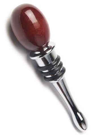 True Fabrications Cherry Finish Wood Stopper 750ml