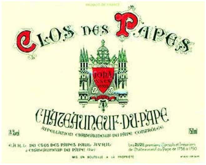 Clos des Papes Chateauneuf du Pape 2009