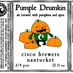 Cisco Brewers Pumple Drumkin Spiced Ale 6 pack 12oz