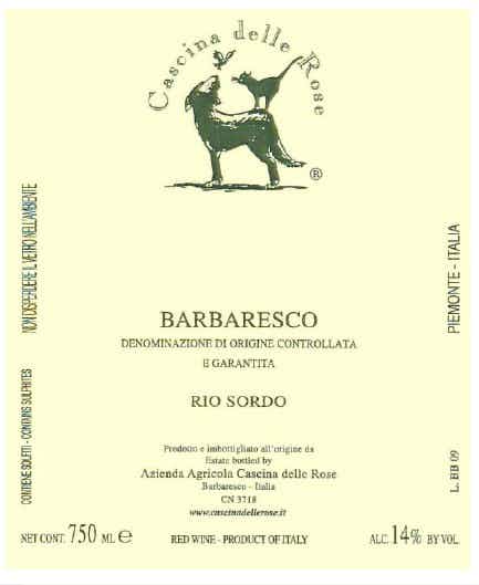 Cascina Delle Rose Barbaresco Rio Sordo 2005