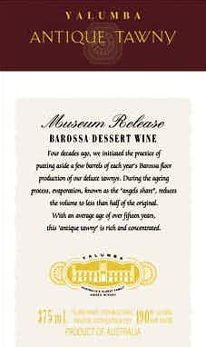 Yalumba Antique Tawny Museum Reserve Port 375ml