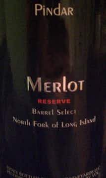 Pindar Barrel Select Reserve Merlot
