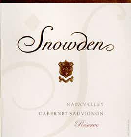 Snowden Reserve Cabernet Sauvignon 2009