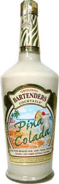 Bartenders Cocktails Pina Colada