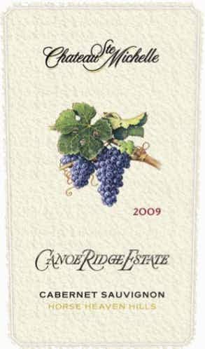 Chateau Ste. Michelle Canoe Ridge Estate Cabernet Sauvignon 2009