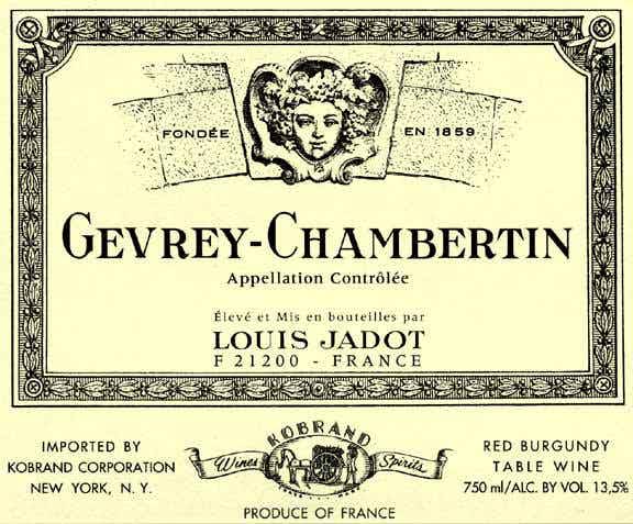 Louis Jadot Gevrey Chambertin 2010