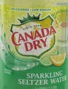 Canada Dry Sparkling Seltzer Water 8 pack Can