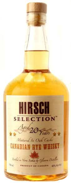 Hirsch Selection Canadian Rye Whisky 20 year old