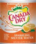 Canada Dry Mandarin Orange Sparkling Seltzer Water 8 pack 12oz