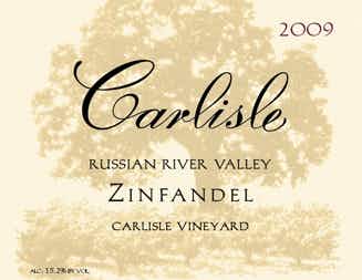 Carlisle Carlisle Vineyard Zinfandel 2009