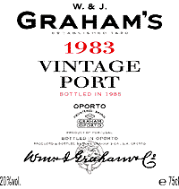 W&J Graham's Vintage Port 1983