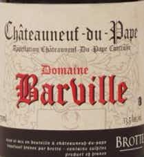 Domaine Barville Chateauneuf du Pape 2010