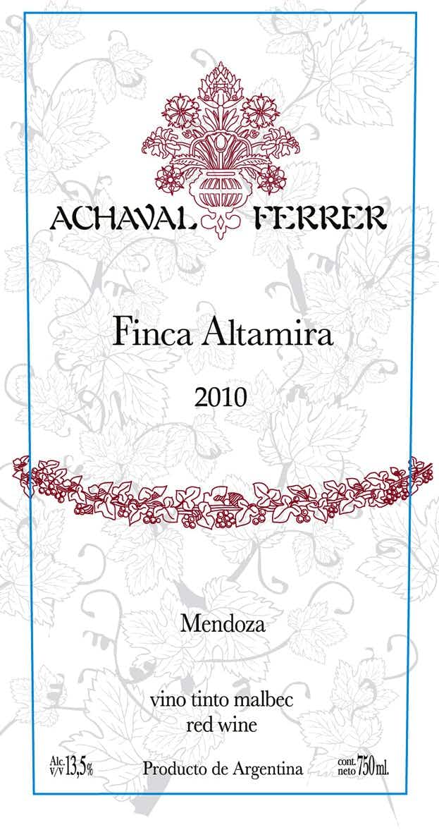 Achaval Ferrer Finca Altamira 2010