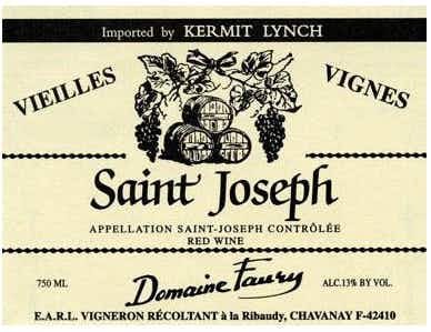 Domaine Faury St. Joseph Vieilles Vignes