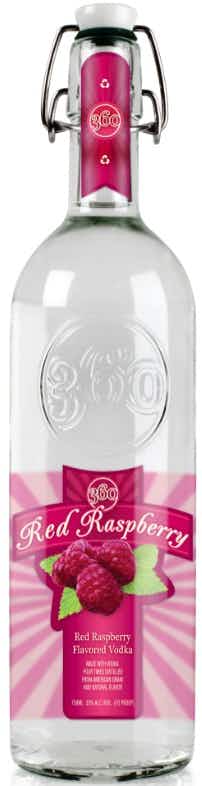 360 Vodka Red Raspberry Vodka 50ml